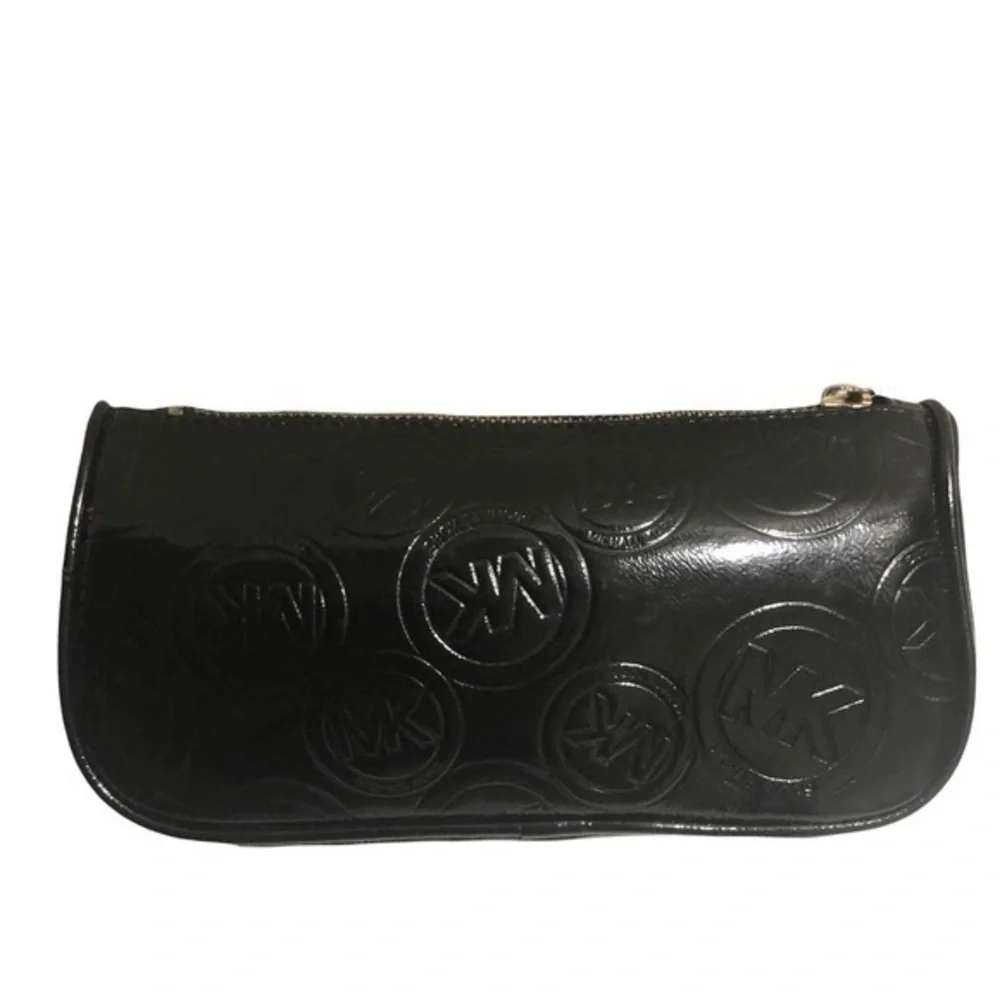 Michael kors patent leather cosmetic bag